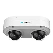Luminys - N9P-4RA2 - N9 Specialty Series 2 x 4MP AI Dual-Sensor IP Dome Camera with Fixed Unstitched Lenses, IR