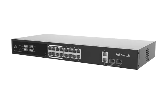 UNV - NSW2100-17GT1GP1GC-POE-IN - Giga 16 Port Lite Cloud Managed PoE Switch