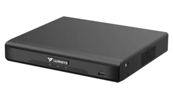Luminys - R31-4PA6 - R3 Series NVR, 8MP 4 Channel Mini 1U 4-Port PoE, 1SATA, Analytics by Camera, 6TB