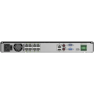 Luminys - R52-8PA8 - R5 Mainstream Series NVR, 32MP 8 Channel 1U 8-Port PoE, 2SATA, Analytics by Recorder, LumiPower, LumiSearch+, 8TB