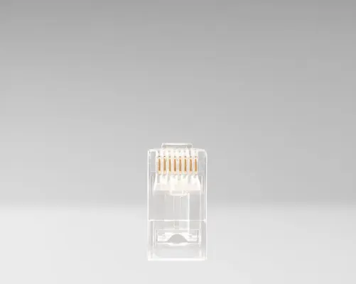 Jonard - RJ456AUS-100 - Unshielded RJ45 Passthrough Connector for CAT6A Cable, Pack of 100