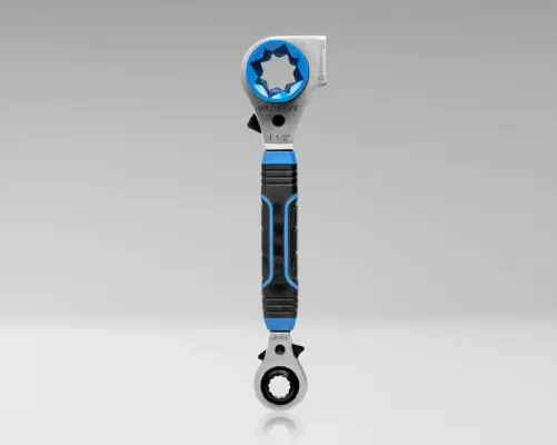 Jonard - RLW-6 - 6-in-1 High Leverage Ratcheting Linemans Wrench