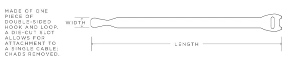 Rip-Tie - Y-05 - 1/2 Inch Wide Rip-Tie Lite