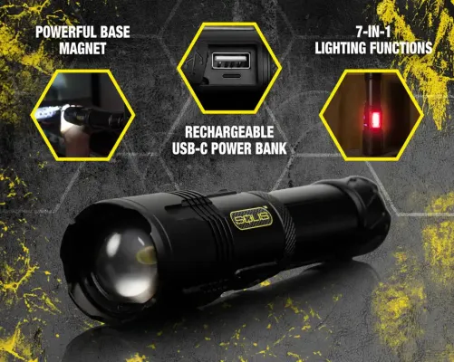 Jonard Tools - SOL-F1 - Solis™ Rechargeable Tactical Flashlight