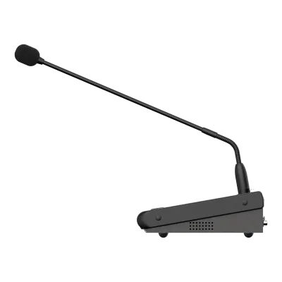 Hanwha - SPA-M2000 - Desktop SIP Microphone for use with IPAS, Monitor Amp 1W/8Ω, DC24V, PoE, SUNAPI, SIP