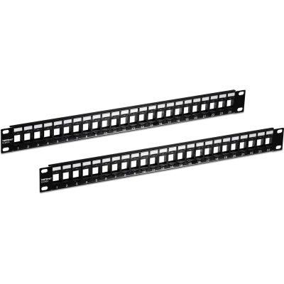 Trendnet - TC-KP24/2 - 2-Pack 24-Port Blank Keystone 1U Patch Panel