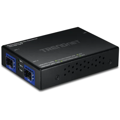 Trendnet - TFC-G21SFP - 1000BASE-T to Dual SFP Fiber Media Converter with Redundant Mode