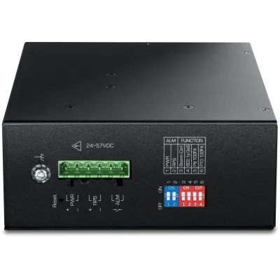 Trendnet - TI-PG103i - 10-Port Industrial Gigabit L2 Managed PoE+ DIN-Rail Switch 24 - 57V