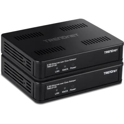Trendnet - TMO-313C2K - 2.5Gbps Ethernet over Coax Adapter (2-Pack)