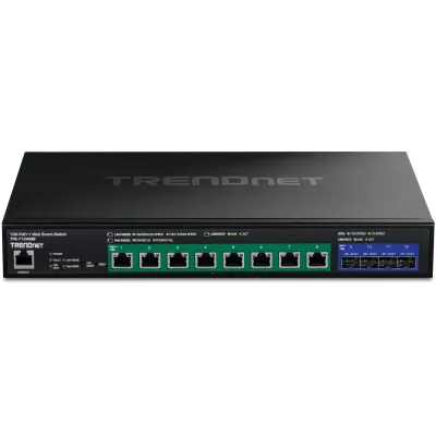 Trendnet - TPE-7124SBF - 12-Port 10G PoE++  Web Smart Switch (720W)