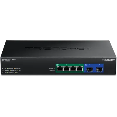 Trendnet - TPE-BG5062 - 6-port 2.5G GaN Power PoE++ Switch with 10G SFP+ Port (240W)