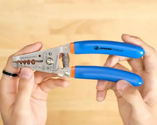 Jonard - WSS-612 - Stainless Steel Curved Wire Stripper, 6-12 AWG