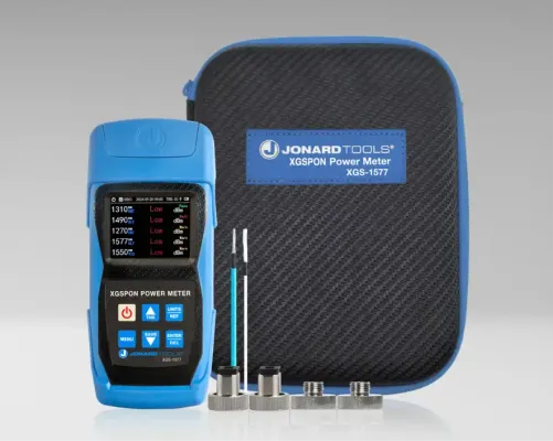 Jonard - XGS-1577 - Passive Optical Network Power Meter for XGSPON/XGPON/BPON/EPON/GPON