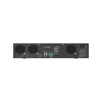 Hanwha - XRN-6420B2-20TB - 8K NVR (Intel based), 64Ch, 20TB RAW, 8 SATA HDD bays (up to 10TB per HDD), H.265/H.264/MJPEG, SUNAPI, ONVIF, ARB (Automatic Recovery Backup) & Failover (N+1), Up To 520 Mbps Recording / Up To 200 Mbps Playback, Dual Stream