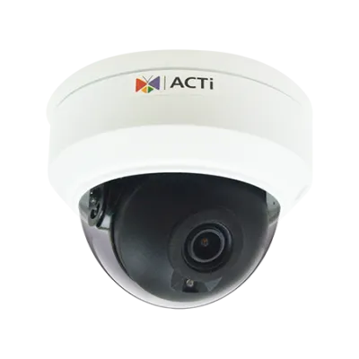 ACTI - Z715 - 5MP Outdoor Mini Dome with D/N, Adaptive IR, Superior WDR, SLLS, Fixed lens
