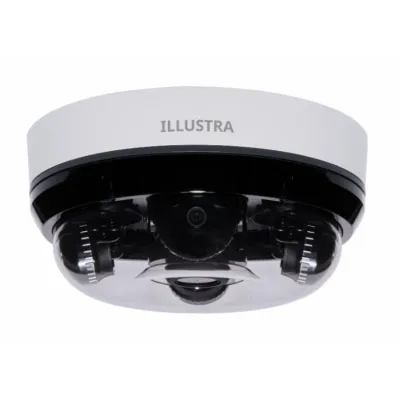 ILLUSTRA - IP5M-20MVQ - 5 Megapixel x 4 Network IP Illustra Varifocal Multisensor Camera with 3.42-6.85mm Lens