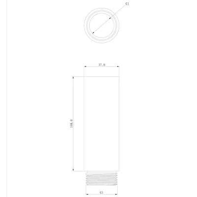 Speco - CLTX1 - 4" Ceiling Mount Extension