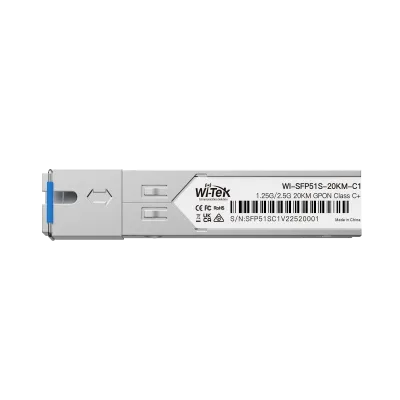 Wi-Tek - WI-SFP51S-20KM-C1 V2 - 1.25G/2.5G GPON SFP Module Class C+