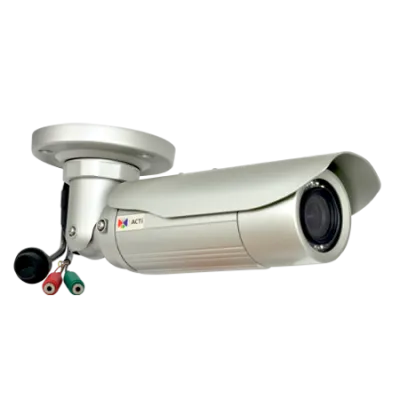 ACTi - E46B 3MP Full HD IR Superior WDR IP Vandal Bullet Camera, 2.8-12mm- 