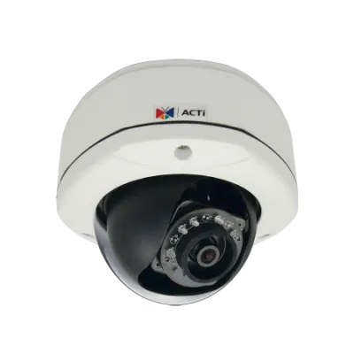ACTi - E74A - 3 Megapixel IR Outdoor Day/Night Dome Camera, 2.93mm Lens