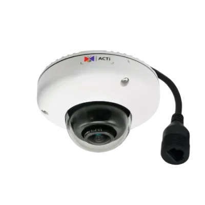 ACTi - E919 - 3 Megapixel Day/Night Outdoor Mini Fisheye Dome Camera, 1.19mm Lens