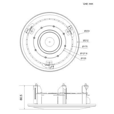 Speco - FMT3 - Flush Mount