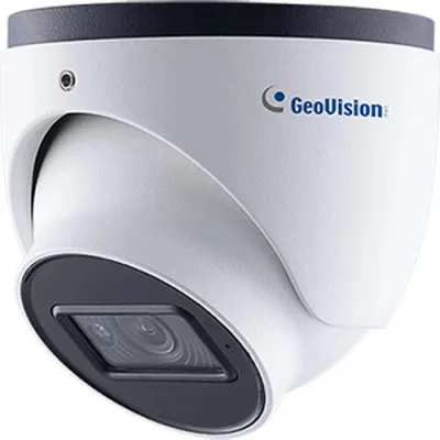 GeoVision - 84-GEB4900-0010 - Cloud AI 4MP WDR Pro Eyeball Dome IP Camera 2.8mm