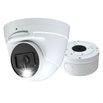 Speco - H2AT2 - 2MP HD-TVI Turret Camera with Built in Microphone and White Light Intensifier®