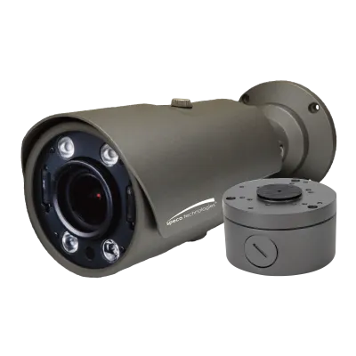 Speco - H4FB2M - 4MP Flexible Intensifier® HD-TVI Bullet Camera with Junction Box, Dual Voltage