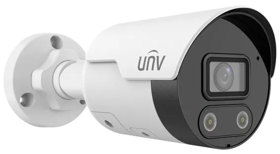 UNV - IPC2126SB-ADF40KMC-I1 - 6MP HD Intelligent Light and Audible Warning Fixed Bullet Network