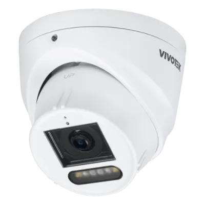 Vivotek - IT833-HVW - Vortex Premium Cloud 5MP Outdoor AI DualLt Turret Camera 2.8mm