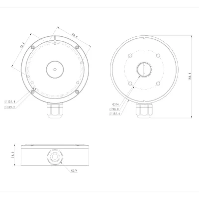 Speco - JB4 - Junction Box