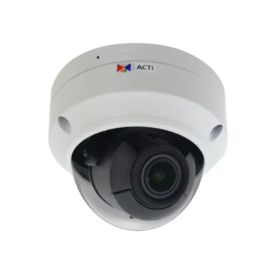 ACTi - K82 - 4MP Deep Learning AI 4.3x Outdoor Zoom Dome with IR LED 60m, WDR 130dB