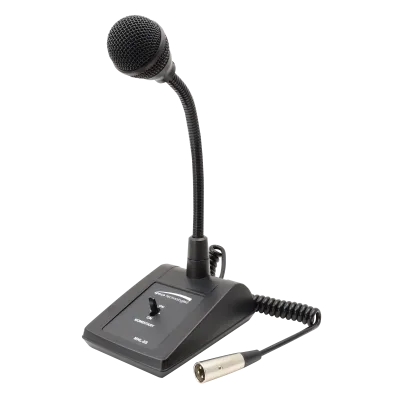 Speco - MHL5S - Gooseneck Adjustable Desktop Microphone