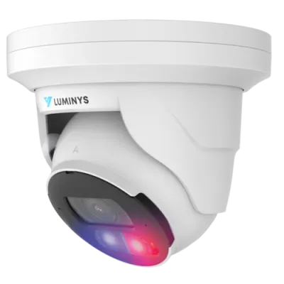 Luminys - N5T-8DA2 - 8MP Network LumiDeterrent Turret Camera, 2.8 mm Lens