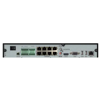 Speco - N8NRX6TB - 8 Channel Facial Recognition NVR with 8 Built-In PoE Ports, 6TB