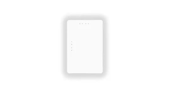 Hanwha - NOC-50L4 - High-security smart card credential with MIFARE DESFire® EV3 technology, EAL 5+ security certification, 13.56 MHz operating frequency, Typical read range up to 3" (depending on reader), Dimensions: 2.13" x 3.37" x 0.03" (54.0mm x 