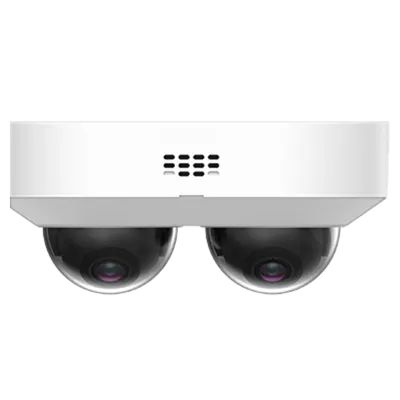 Speco - O4FDMS1 - 4MP x2 Dual Sensor Dome Camera with Advanced Analytics