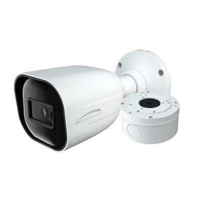 Speco - O4VB2 - 4MP H.265 IP Bullet Camera with Junction Box, NDAA Compliant