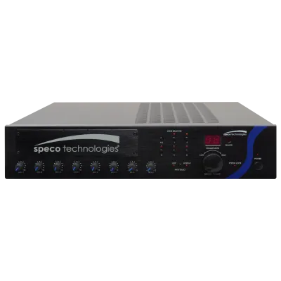 Speco - PBM120A - 120W PA Mixer Amplifier with Module Bay
