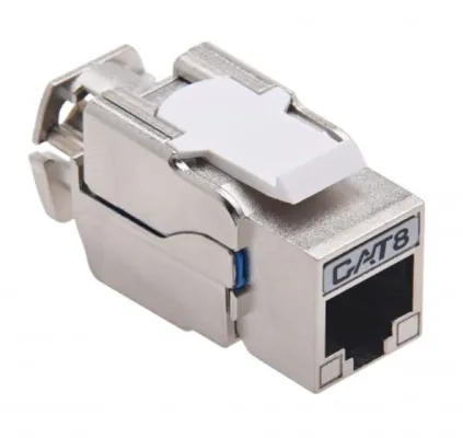 Platinum Tools - 106275 - Cat8 Shielded Toolless Keystone Jack