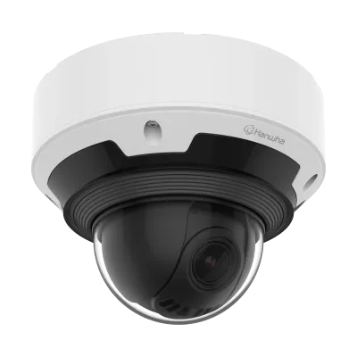 Hanwha - PNV-A7082RZ - 4MP IR Outdoor Vandal Dome AI, PTRZ Camera