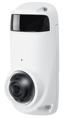 Vivotek - CC831-HV-1Y - VORTEX Prem Cloud 5MP Outdoor AI Wall 180 Pano IR Cam, 1yr lic