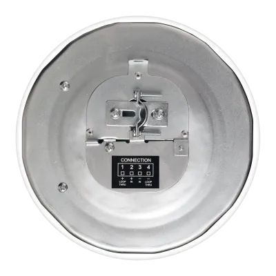 Speco - SP6NXCTUL - 6.5″ UL Listed Metal Back can Speakers w/ 70V Transformer, Bracket Included, Pair