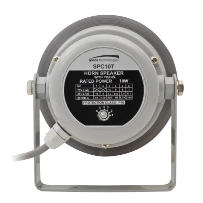 Speco - SPC10T - Contractor Series 8 Ohms Weather-Resistant Horn Speaker