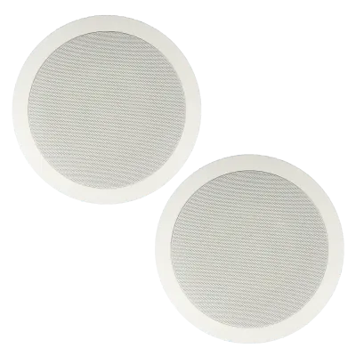 Speco - SPCBC6 - 6.5″ Compression Molded PP Cone In-Ceiling Speaker (Pair)