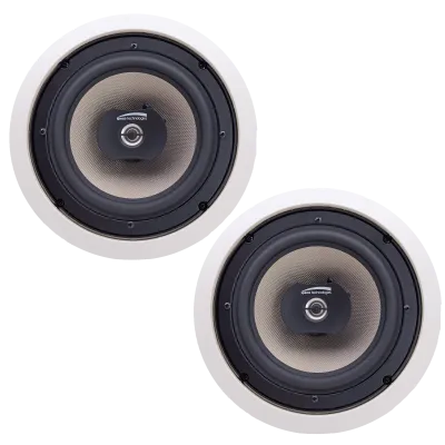 Speco - SPCBC6 - 6.5″ Compression Molded PP Cone In-Ceiling Speaker (Pair)