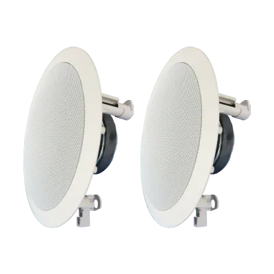 Speco - SPCBC6 - 6.5″ Compression Molded PP Cone In-Ceiling Speaker (Pair)