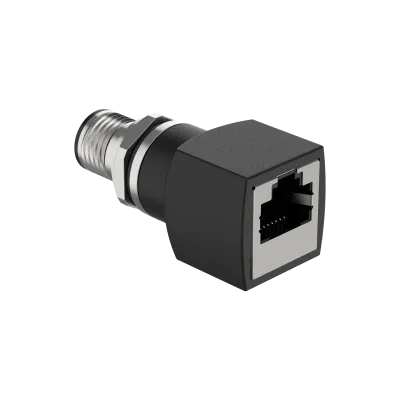 Hanwha - SPP-C1245 - Connector M12 to RJ45 Converter