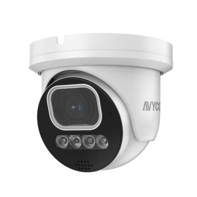 AVYCON - AVC-NDE81M - 8MP Turret Network Camera Active Deterrence, Color